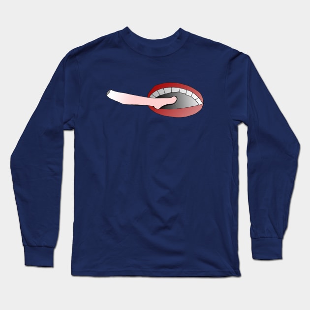 Foot in Mouth Long Sleeve T-Shirt by IanWylie87